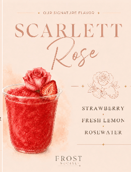Scarlett Rose flavor card