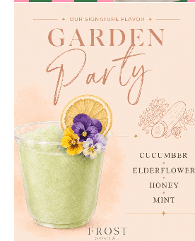 Garden Party flavor card